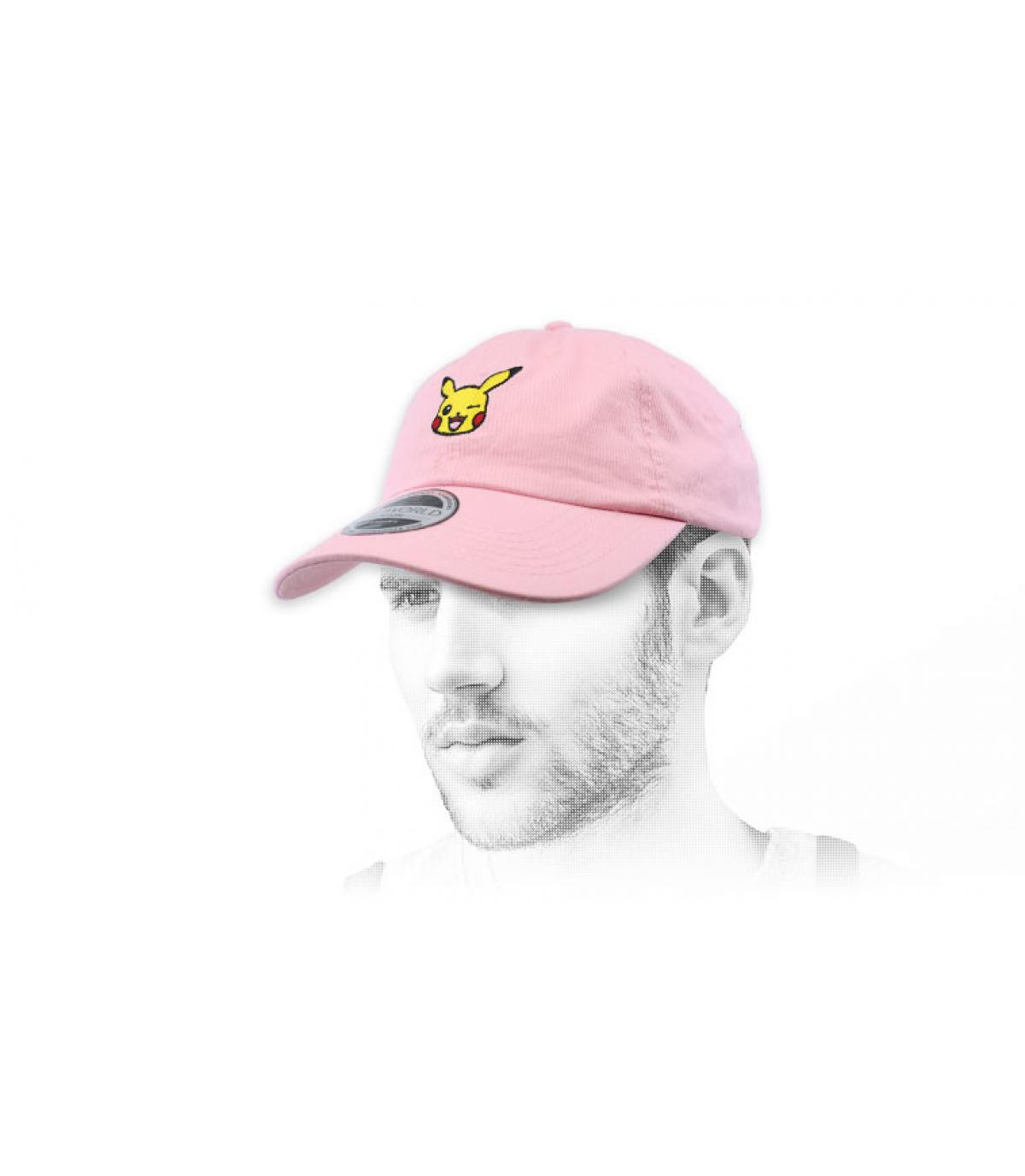 gorra Pikachu rosa Pikachu Dad Hat pink